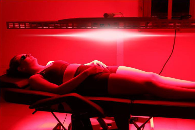 Red Light Therapy session